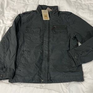 Levi's Men's Charcoal Military Jacket
